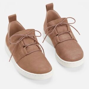 Eileen Fisher Tan Lace-Up Sneakers